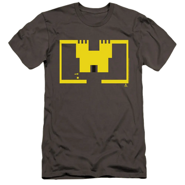 Atari Adventure Screen Art - Men's Premium Slim Fit T-Shirt Atari