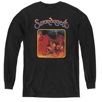 Atari Swordquest - Youth Long Sleeve T-Shirt Youth Long Sleeve T-Shirt Atari   
