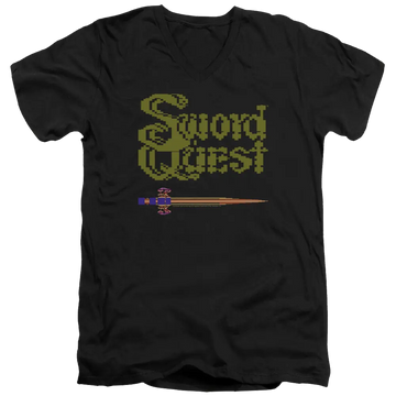 Atari 8 Bit Sword - Men's V-Neck T-Shirt Atari