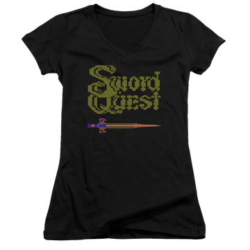 Atari 8 Bit Sword - Juniors V-Neck T-Shirt Atari