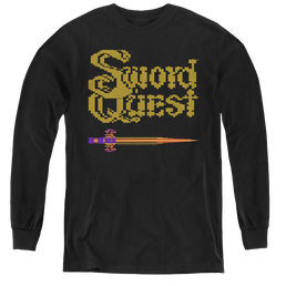 Atari 8 Bit Sword - Youth Long Sleeve T-Shirt Youth Long Sleeve T-Shirt Atari   