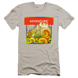Atari Adventure Box Art - Men's Premium Slim Fit T-Shirt Men's Premium Slim Fit T-Shirt Atari   