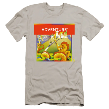 Atari Adventure Box Art - Men's Premium Slim Fit T-Shirt Atari