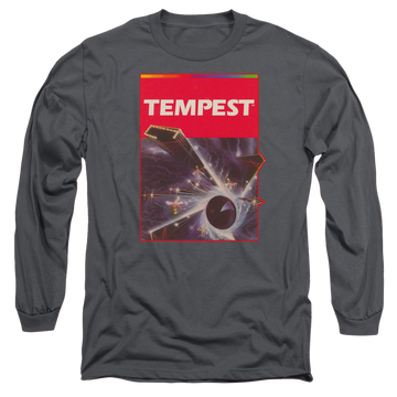Atari Tempest Box Art - Men's Long Sleeve T-Shirt Men's Long Sleeve T-Shirt Atari   