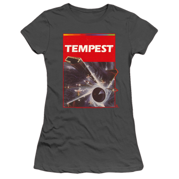Atari Tempest Box Art - Juniors T-Shirt Juniors T-Shirt Atari   