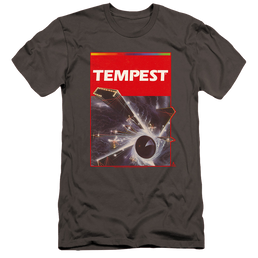 Atari Tempest Box Art - Men's Premium Slim Fit T-Shirt Men's Premium Slim Fit T-Shirt Atari   