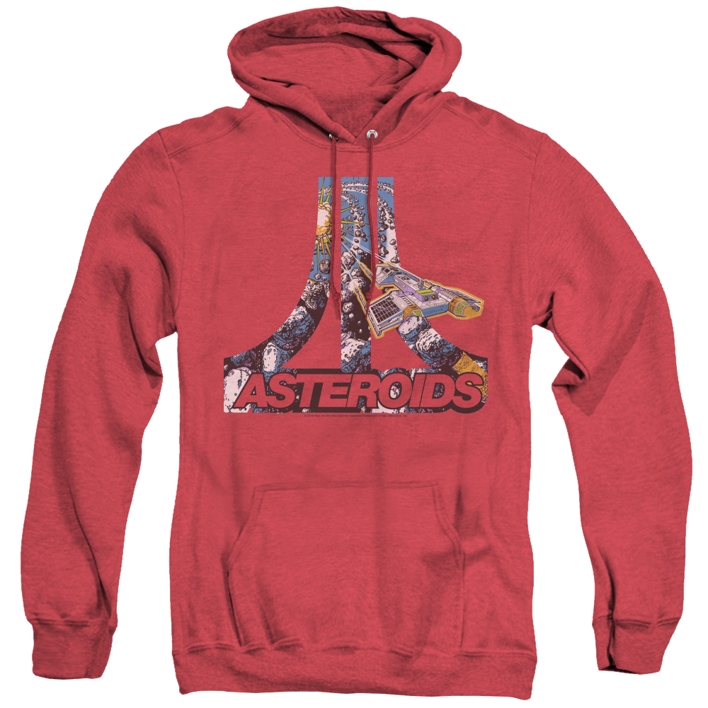 Atari Asteroids Atari - Heather Pullover Hoodie Heather Pullover Hoodie Atari   