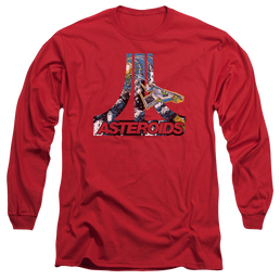 Atari Asteroids Atari - Men's Long Sleeve T-Shirt Men's Long Sleeve T-Shirt Atari   