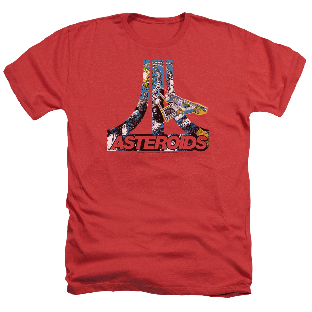 Atari Asteroids Atari - Men's Heather T-Shirt Men's Heather T-Shirt Atari   