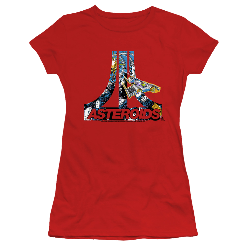 Atari Asteroids Atari - Juniors T-Shirt Juniors T-Shirt Atari   