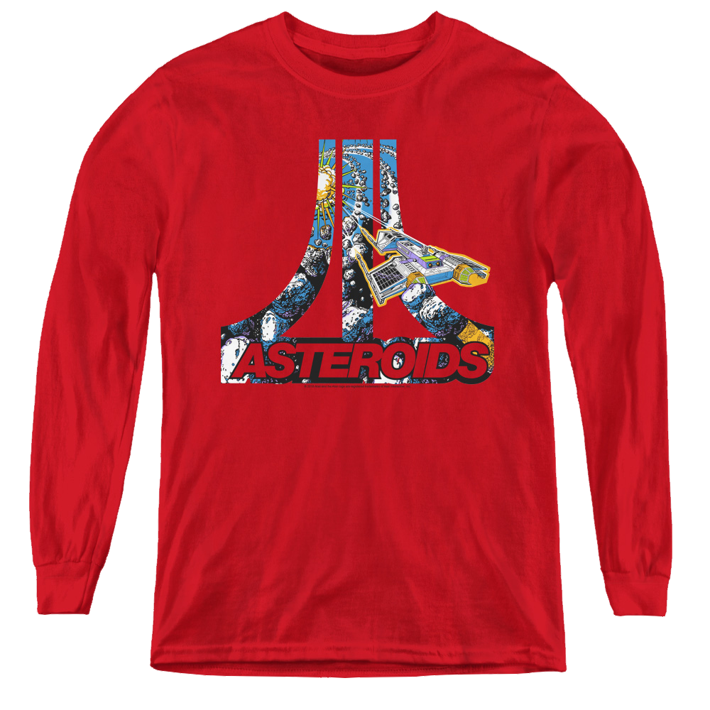 Atari Asteroids Atari - Youth Long Sleeve T-Shirt Youth Long Sleeve T-Shirt Atari   
