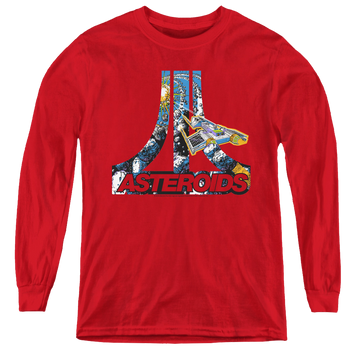 Atari Asteroids Atari - Youth Long Sleeve T-Shirt Youth Long Sleeve T-Shirt Atari   