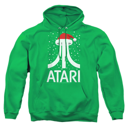Atari Pixel Santa Hat - Pullover Hoodie Pullover Hoodie Atari   