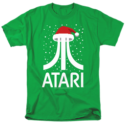 Atari Pixel Santa Hat - Men's Regular Fit T-Shirt Men's Regular Fit T-Shirt Atari   