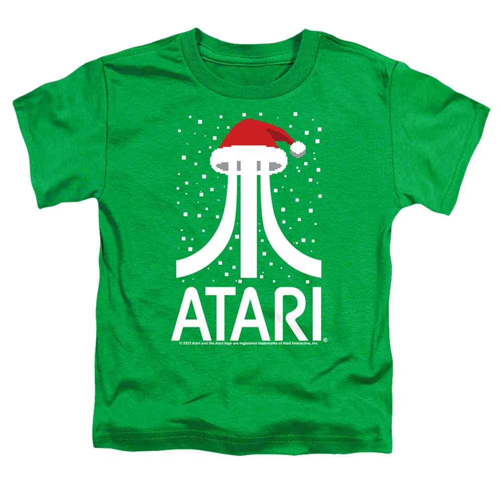 Atari Pixel Santa Hat - Toddler T-Shirt Toddler T-Shirt Atari   