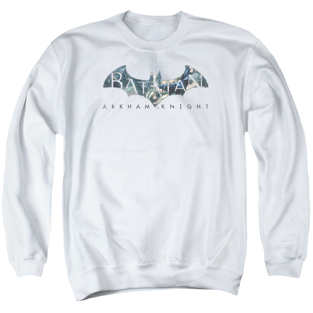 Batman - Arkham Descending Logo - Men's Crewneck Sweatshirt Men's Crewneck Sweatshirt Batman   
