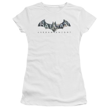 Batman - Arkham Descending Logo - Juniors T-Shirt Juniors T-Shirt Batman   