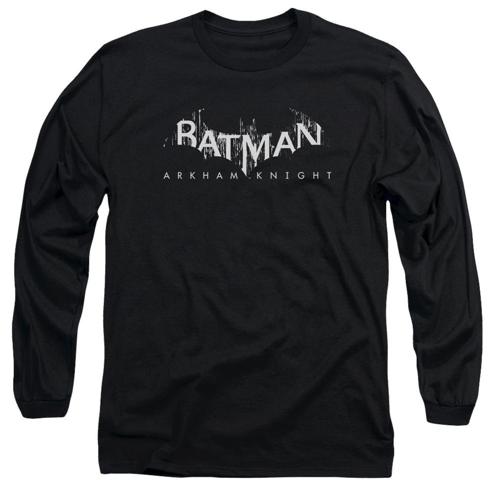 Batman - Arkham Ak Splinter Logo - Men's Long Sleeve T-Shirt Men's Long Sleeve T-Shirt Batman   