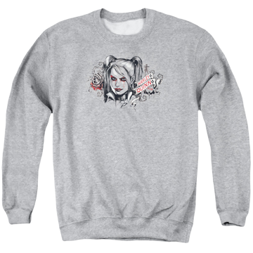 Batman - Arkham Hq Sketch - Men's Crewneck Sweatshirt Men's Crewneck Sweatshirt Batman   