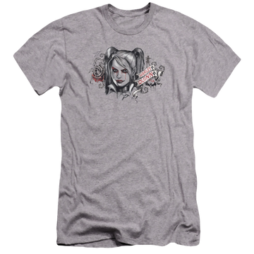 Batman - Arkham Hq Sketch - Men's Premium Slim Fit T-Shirt Men's Premium Slim Fit T-Shirt Batman   