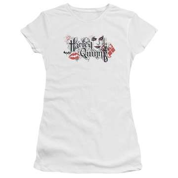 Batman - Arkham Lips - Juniors T-Shirt Juniors T-Shirt Batman   