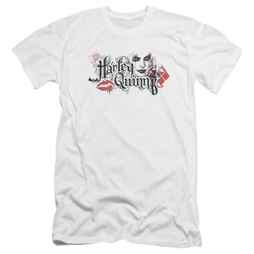 Batman - Arkham Lips - Men's Premium Slim Fit T-Shirt Men's Premium Slim Fit T-Shirt Batman   