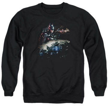 Batman - Arkham Knight Rider - Men's Crewneck Sweatshirt Men's Crewneck Sweatshirt Batman   