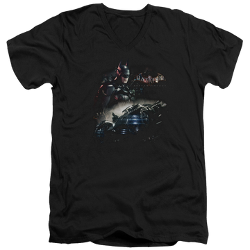 Batman - Arkham Knight Rider - Men's V-Neck T-Shirt Men's V-Neck T-Shirt Batman   