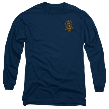 Batman - Arkham Gotham Badge - Men's Long Sleeve T-Shirt Men's Long Sleeve T-Shirt Batman   
