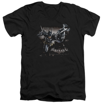 Batman - Arkham Grapple - Men's V-Neck T-Shirt Men's V-Neck T-Shirt Batman   
