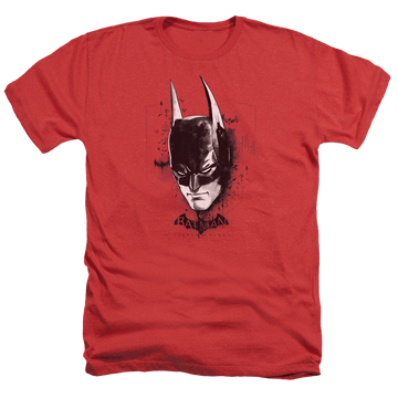 Batman - Arkham Ak Head - Men's Heather T-Shirt Men's Heather T-Shirt Batman   