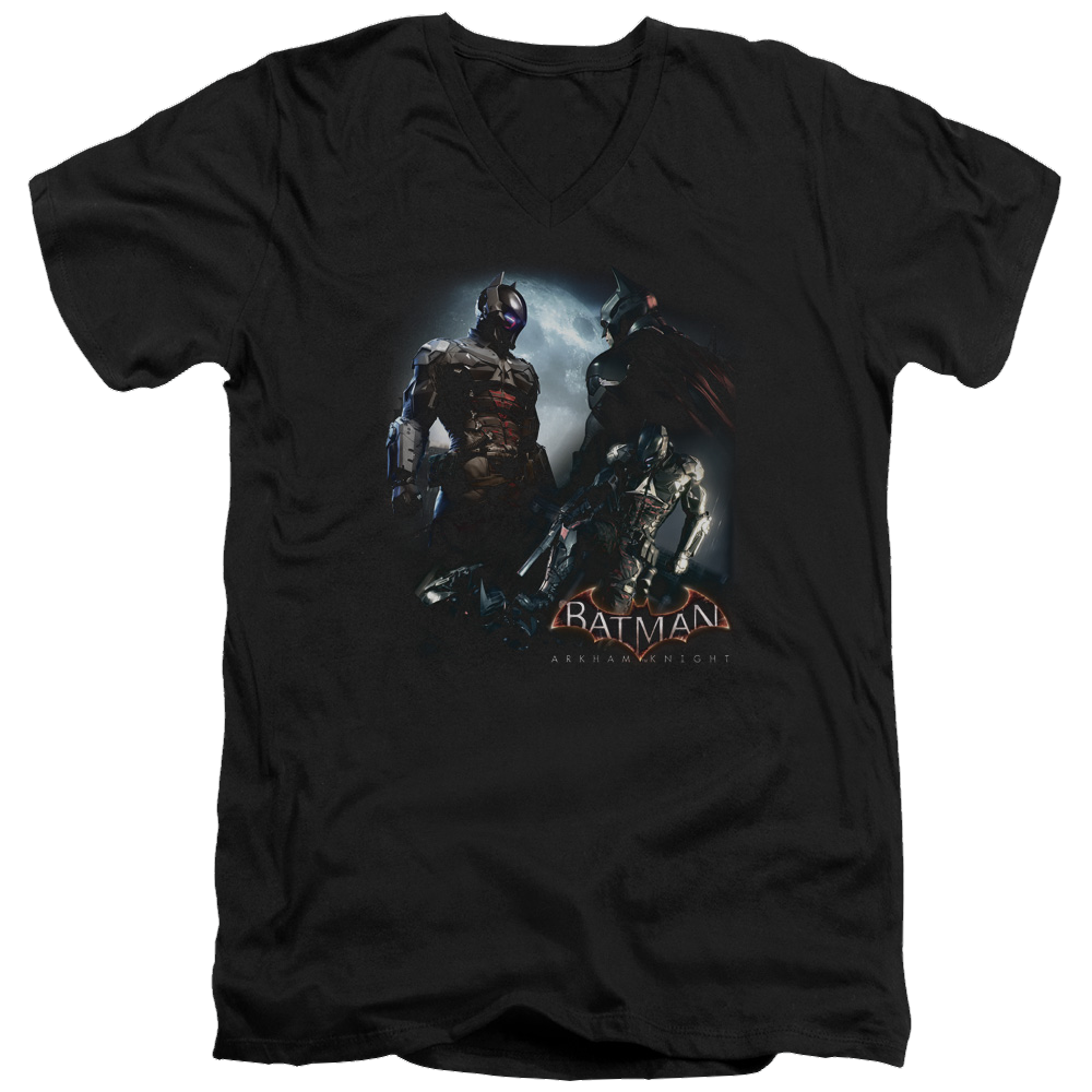 Batman - Arkham Face Off - Men's V-Neck T-Shirt Men's V-Neck T-Shirt Batman   