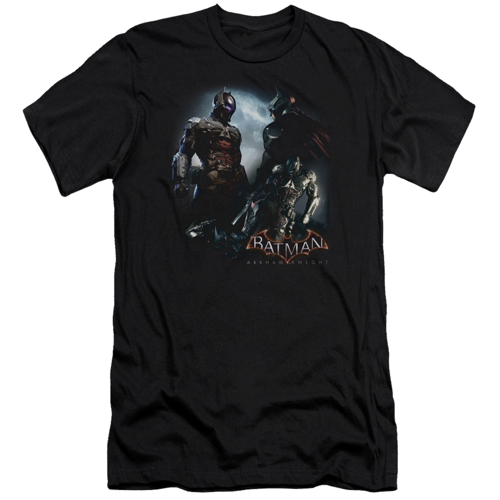 Batman - Arkham Face Off - Men's Premium Slim Fit T-Shirt Men's Premium Slim Fit T-Shirt Batman   