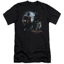 Batman - Arkham Face Off - Men's Premium Slim Fit T-Shirt Men's Premium Slim Fit T-Shirt Batman   