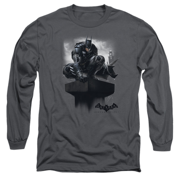 Batman - Arkham Perched - Men's Long Sleeve T-Shirt Men's Long Sleeve T-Shirt Batman   