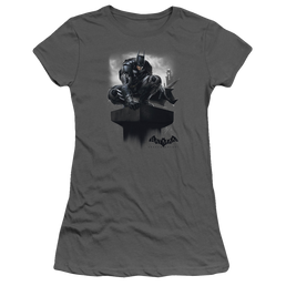 Batman - Arkham Perched - Juniors T-Shirt Juniors T-Shirt Batman   