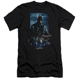 Batman - Arkham Batmobile - Men's Premium Slim Fit T-Shirt Men's Premium Slim Fit T-Shirt Batman   