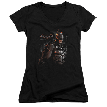 Batman - Arkham Dark Knight - Juniors V-Neck T-Shirt Juniors V-Neck T-Shirt Batman   
