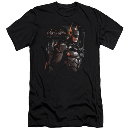 Batman Arkham Knight Dark Knight Premium Adult Slim Fit T-Shirt Men's Premium Slim Fit T-Shirt Batman   
