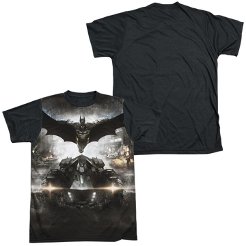 Batman - Arkham Poster - Men's Black Back T-Shirt Men's Black Back T-Shirt Batman   