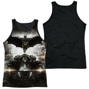 Batman - Arkham Poster Men's Black Back Tank Men's Black Back Tank Batman   