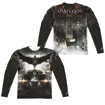 Batman - Arkham Poster Men's All-Over Print T-Shirt Men's All-Over Print Long Sleeve Batman   
