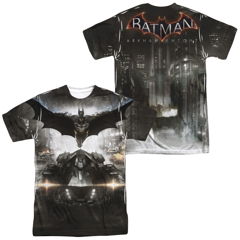 Batman - Arkham Poster Men's All Over Print T-Shirt Men's All-Over Print T-Shirt Batman   