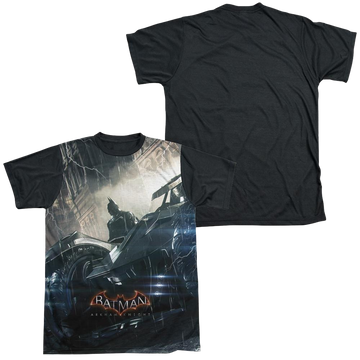 Batman - Arkham Into The Night - Men's Black Back T-Shirt Men's Black Back T-Shirt Batman   