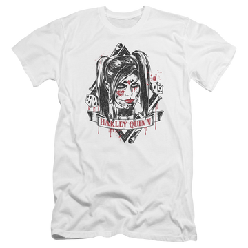 Batman - Arkham Sugar Quinn - Men's Premium Slim Fit T-Shirt Men's Premium Slim Fit T-Shirt Harley Quinn   