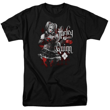 Batman - Arkham Dice - Men's Regular Fit T-Shirt Men's Regular Fit T-Shirt Harley Quinn   