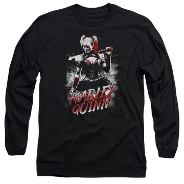 Batman - Arkham Quinn City - Men's Long Sleeve T-Shirt Men's Long Sleeve T-Shirt Harley Quinn   