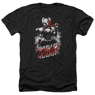 Batman - Arkham Quinn City - Men's Heather T-Shirt Men's Heather T-Shirt Harley Quinn   