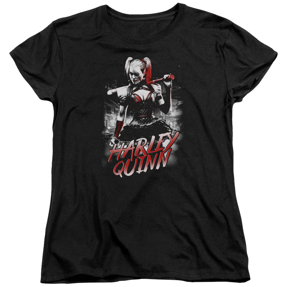 Batman - Arkham Quinn City - Women's T-Shirt Women's T-Shirt Harley Quinn   