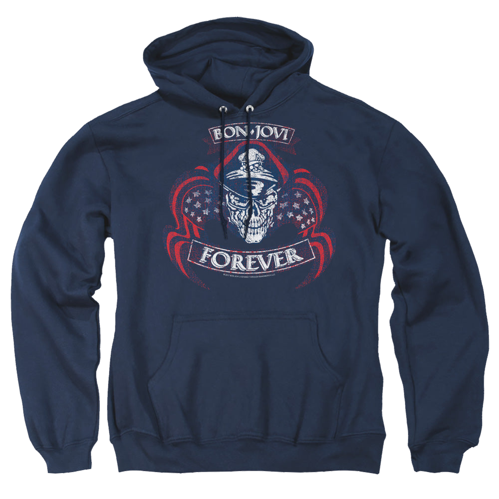 Bon Jovi Forever Skull - Pullover Hoodie Pullover Hoodie Bon Jovi   
